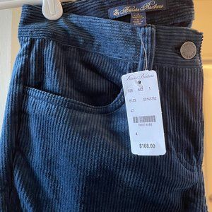 Brooks Brothers Women's Blue Corduroy Pants, Size 4